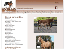 Tablet Screenshot of equinelegmagic.net